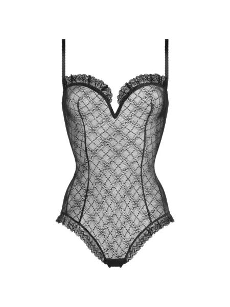 Body Eres din dantelă negru