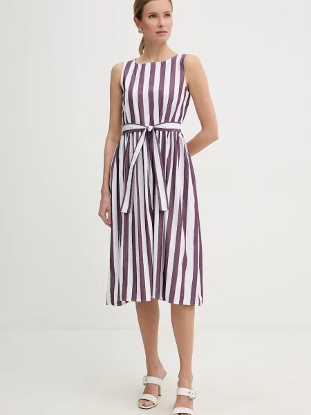 Marella sukienka babydoll Emme by Marella fioletowa