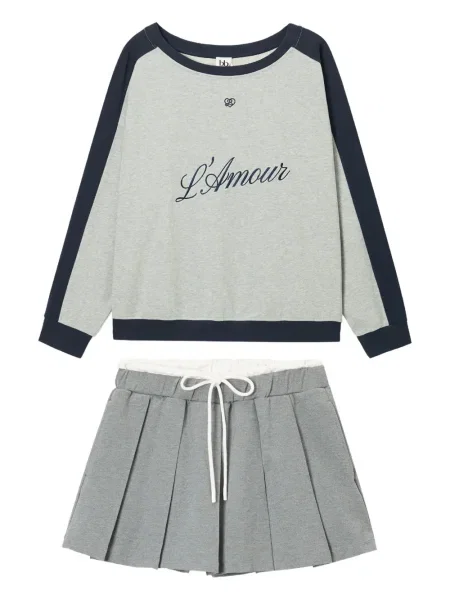 Spódnica plisowana B+ab szara