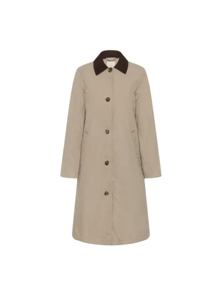 Płaszcz Part Two klasyczny beżowy