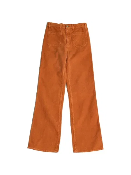 Pantaloni Fortela de catifea cord portocaliu