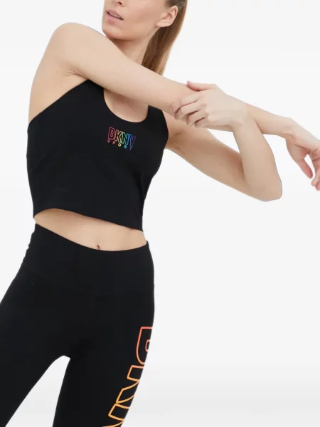 Top Dkny cu autograf negru