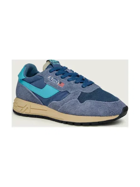 Autry Sneakers REELWIND LOW | piele întoarsă albastru