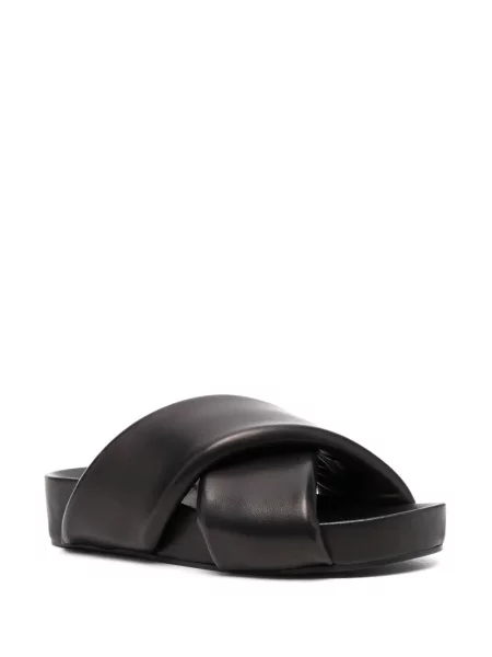 Sandale Jil Sander chunky cu bretele negru