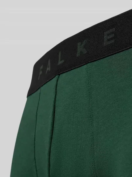 Obcisłe bokserki w zestaw 2 szt. z elastycznym paskiem z logo Falke zielone