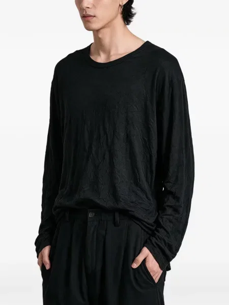 Lung tricou Yohji Yamamoto negru