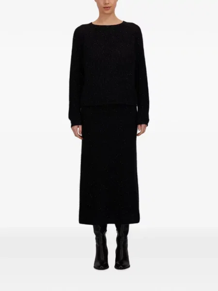 Fusta maxi Herno tricotate negru