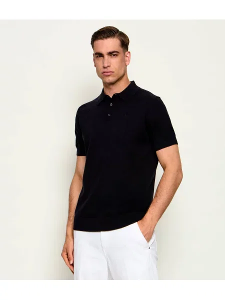Tricou polo Karl Lagerfeld negru