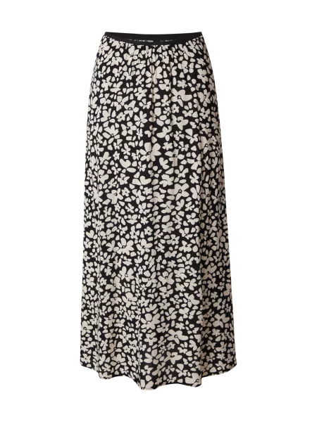 VERO MODA Fustă ALBA negru alb