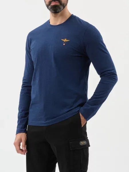 Лонгслів Aeronautica Militare синій