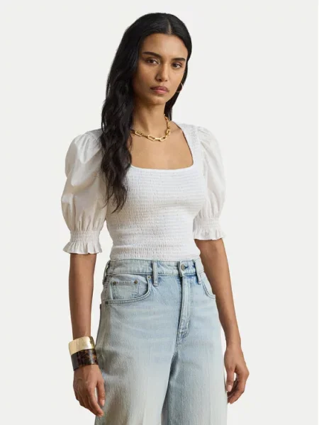 LAUREN RALPH LAUREN Блузка білий