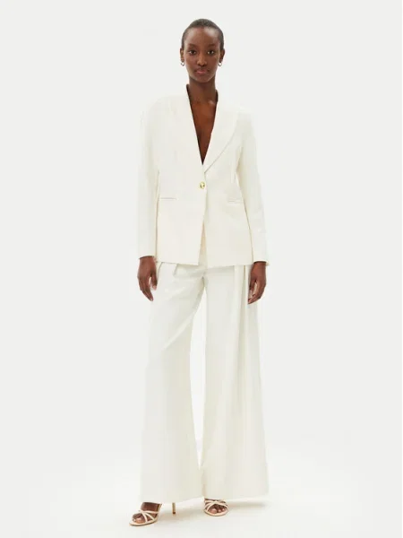 Maryley Текстилни панталони Екрю