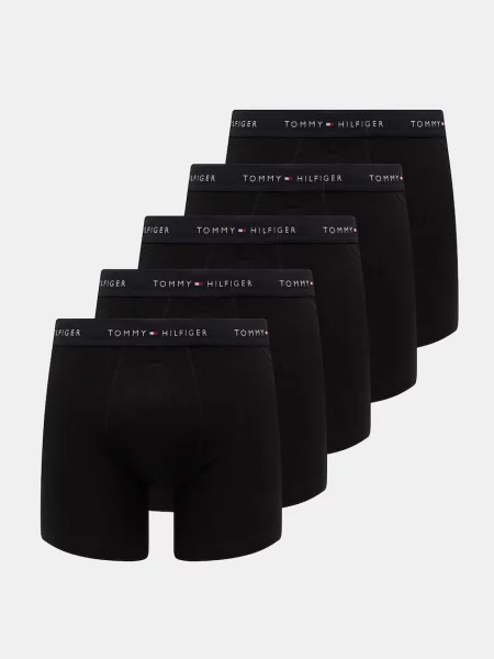 Boxerky Tommy Hilfiger Brief 5 pairs black čierna