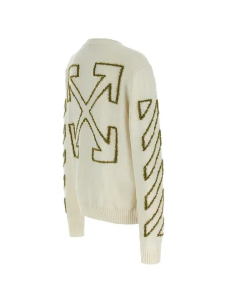 Pulover Off-white alb