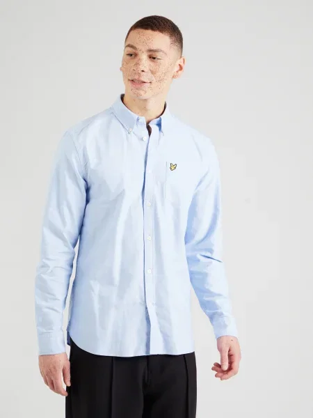 Lyle & Scott Cămașă deschis albastru