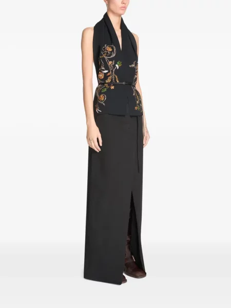Fular Dries Van Noten negru