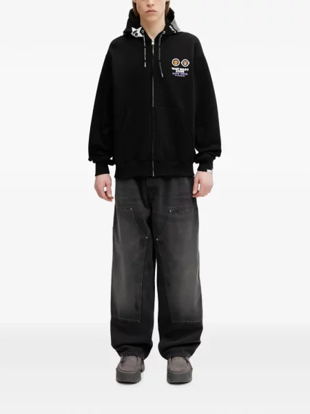 Bluza z kapturem dziecięca Aape By A Bathing Ape czarna