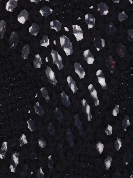 Pulover Jil Sander cu imprimeu geometric negru