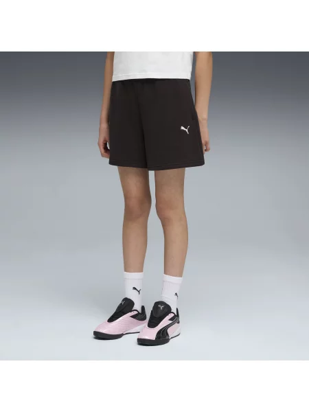PUMA Młodzieżowe szorty Essentials z wysokim stanem Odzież czarny