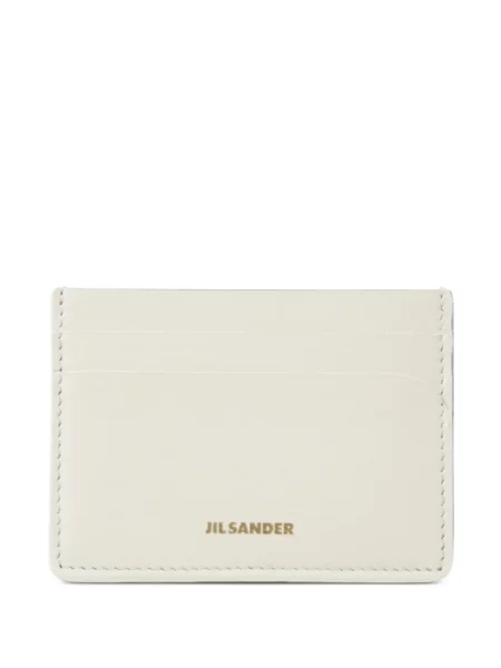 Portofel Jil Sander din piele cu imagine