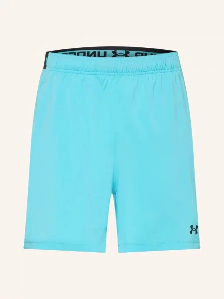 Under Armour Tréninkové Šortky Ua Vanish Woven neonově modrá černá