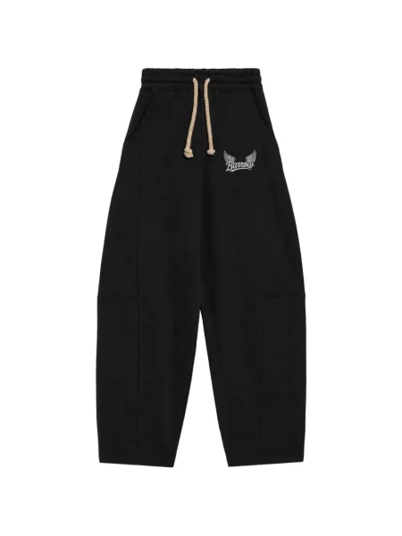 Pantaloni Barrow cu imagine alergare cu cordon negru