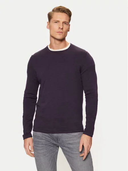 S.Oliver Majica z dolgimi rokavi vijolična