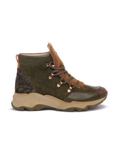 Pantofi Hispanitas din velur verde