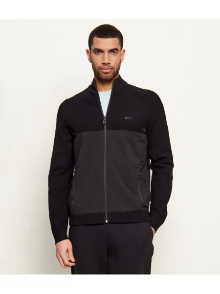 BOSS GREEN Pulover KN_Unity HY negru