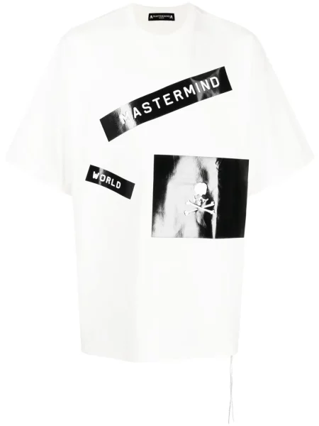 Tricou Mastermind World cu imagine alb
