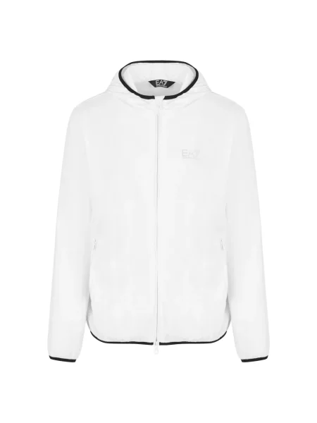 Kurtka Emporio Armani Ea7 z długim rękawem biała