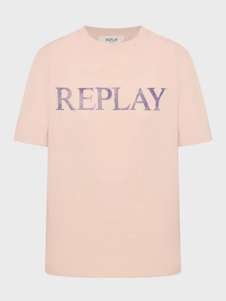 Футболка Replay розовая