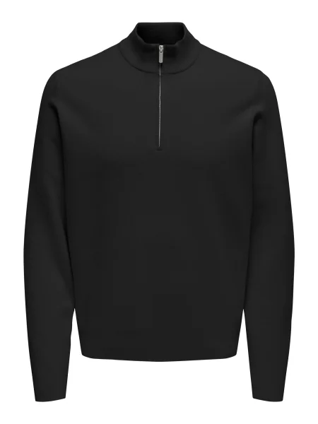 Only & Sons Pulover ONSCooper' negru