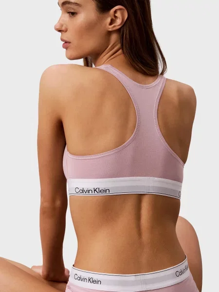 Топ Calvin Klein без подкладки розовый