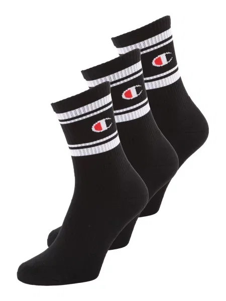 Champion Čarape crvena / crna bijela