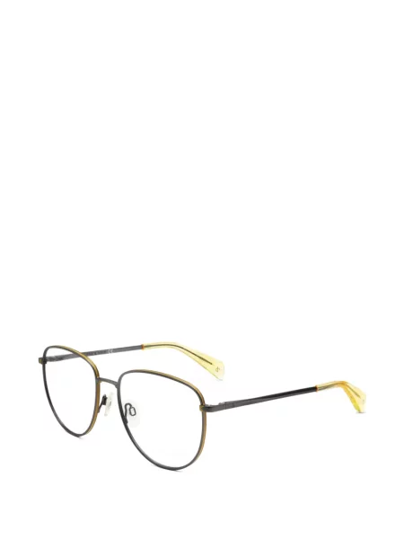 Ochelari de soare Rag & Bone cu imprimeu geometric gri
