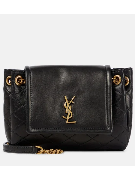 Geanta de piele Saint Laurent din piele negru