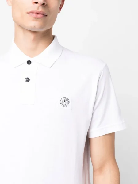 Polo Stone Island πέτρες λευκό