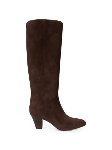 Botine Lauren Ralph Lauren din piele de căprioară maro