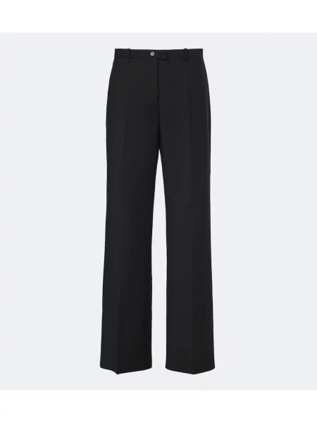 Pantaloni Jil Sander de lână negru