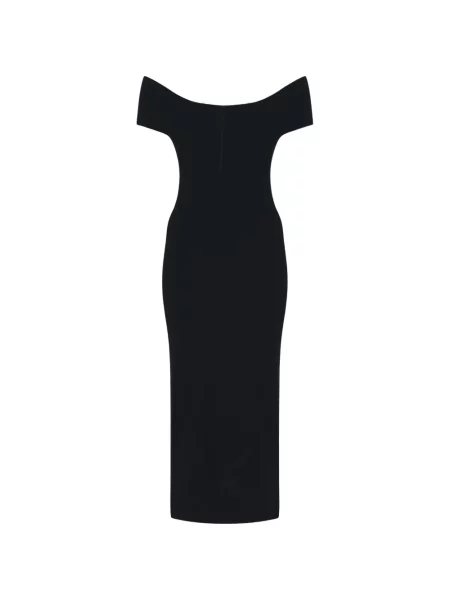 Rochie midi Zeynep Arcay cu volane negru