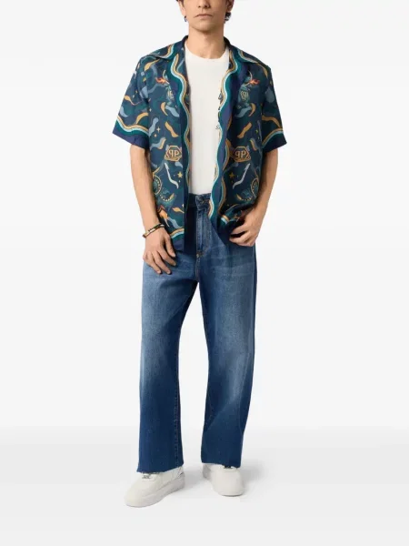 Tricou Philipp Plein alb