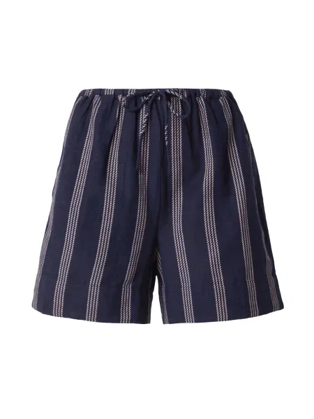 VILA Pantaloni / albastru noapte bej