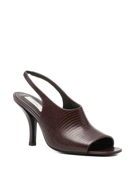 Sandale Toteme slingback maro