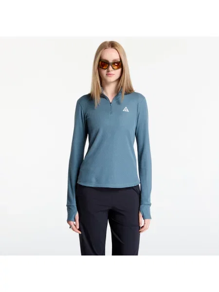 Tricou Nike ACG Dri-FIT Trail Running Top Mineral Slate/ Summit White S alb