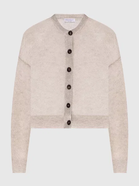 Кардиган Brunello Cucinelli бежевый