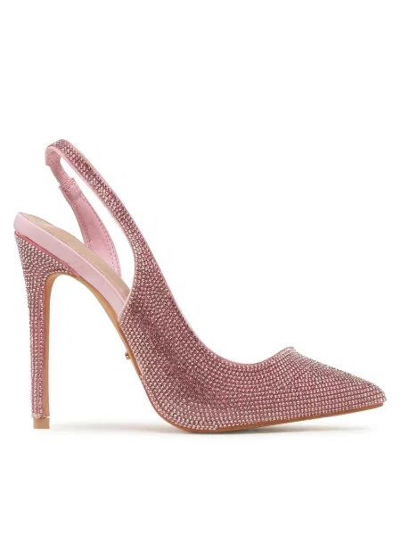 Босоножки Deezee на шпильке розовые