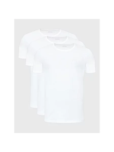 Boss Набір з 3 футболок Classic Regular Fit білий