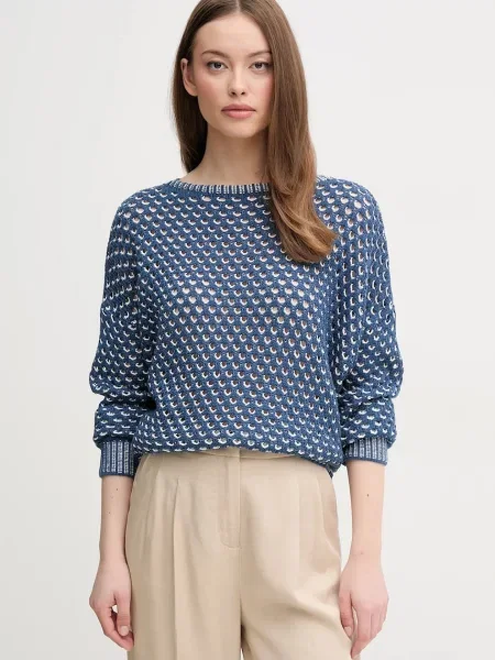 United Colors of Benetton pulover bleumarin călduros