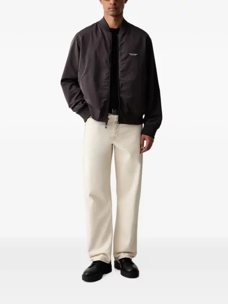 Geacă bomber Armani Exchange cu autograf albastru